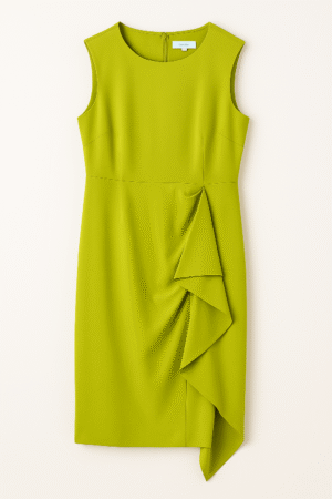 Vestido Calvin Klein Lima con Drapeado Lateral