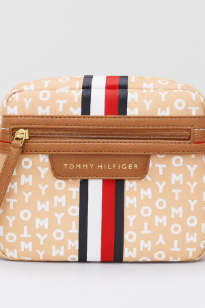 Bandolera Tommy Hilfiger Letter Beige