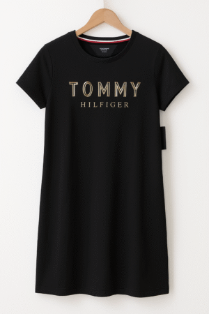 Remerón Tommy Hilfiger Negro – Estilo Playero y Urbano