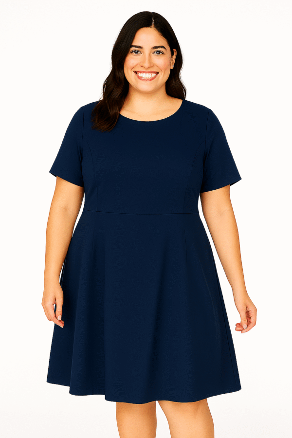 Vestido Azul Clásico - Talle XL Importado USA - Image 2