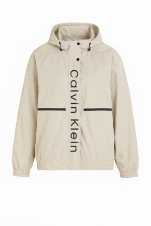 Campera Calvin Klein Beige con Capucha Importado USA