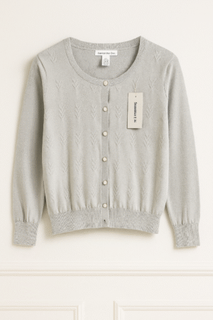 Cardigan Samantha Erin – Gris Claro