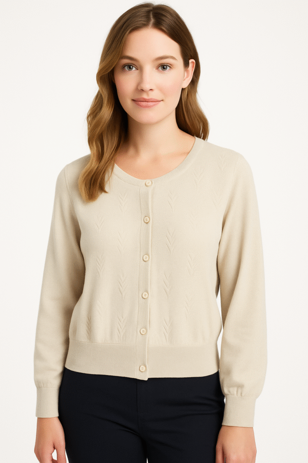Cardigan Samantha Erin – Gris Claro - Image 2
