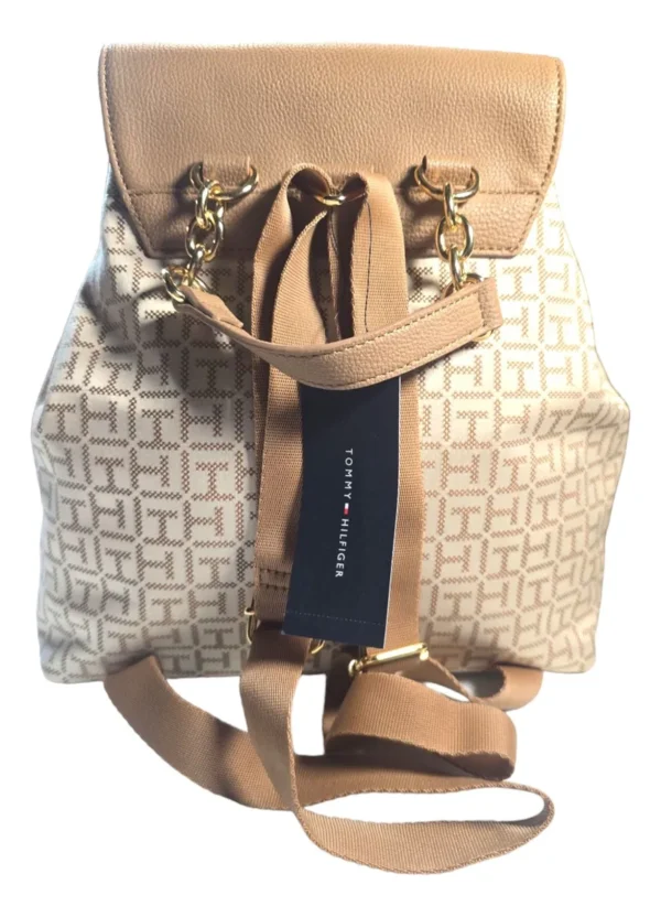 Mochila Tommy Hilfiger Monogram Arena con Tapa Lisa - Image 3